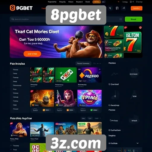 Facilidade de navegação no site 8pgbet